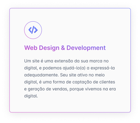 Card Serviço - Web Design & Development